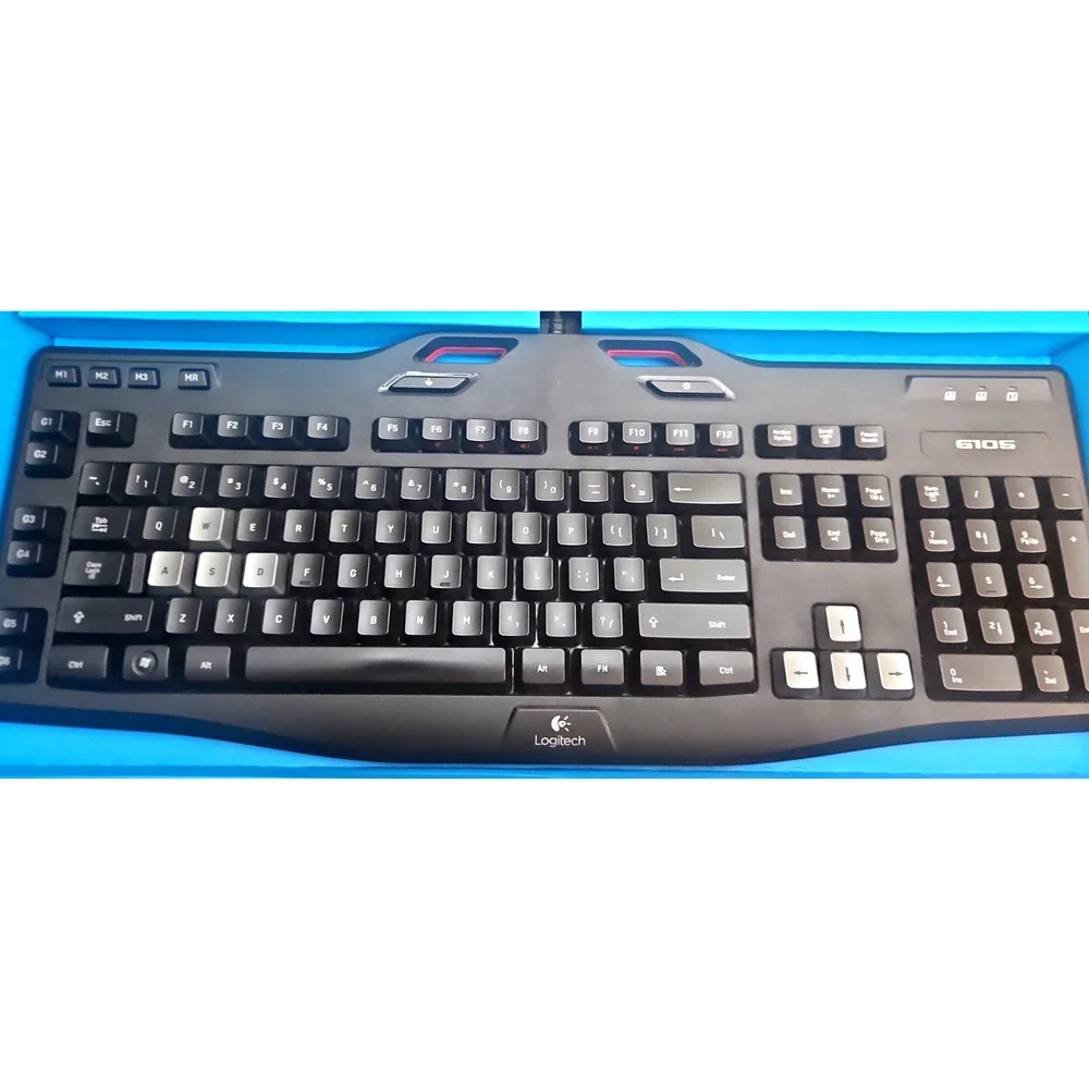 Logitech G105 Gaming Keyboard 920-006214 New Open Box Wired LED Backlight